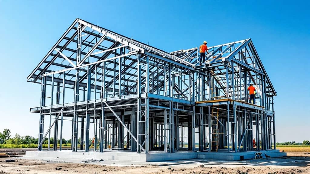 Casas steel framing