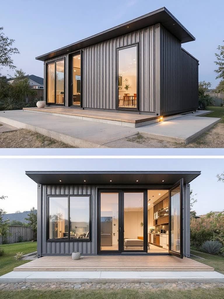 Colocar casas contenedores